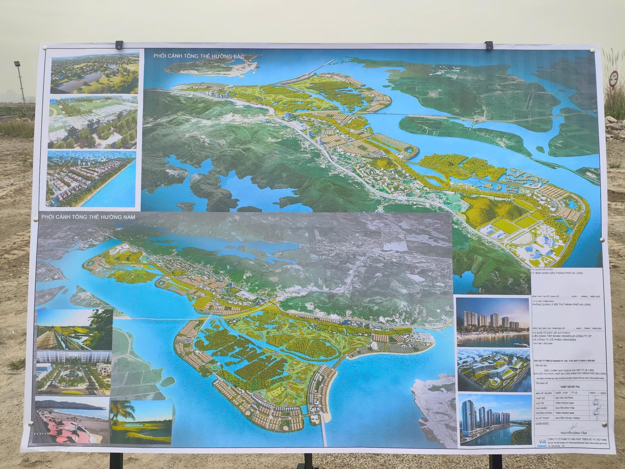 Mặt bằng 1:500 khu đô thị phức hợp Hạ Long Xanh