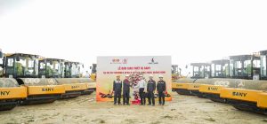 Lễ bàn giao thiết bị xây dựng Sany phục vụ dự án Vinhomes Apollo City Hạ Long Xanh, Quảng Ninh