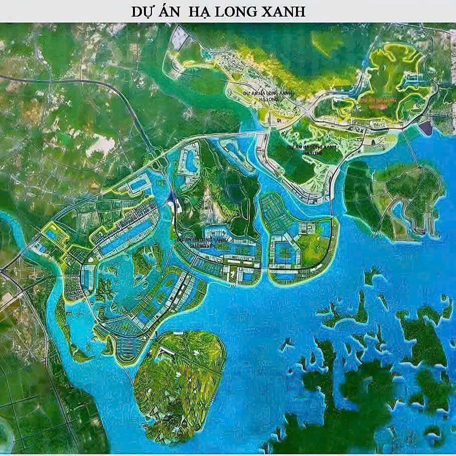 Mặt bằng quy hoạch tổng thể dự án Hạ Long Xanh